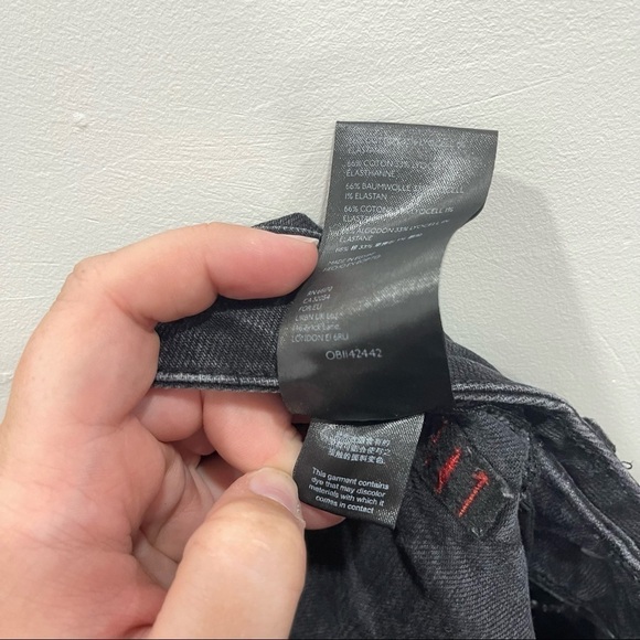 BDG Urban Outfitters High Waist Cutoff Shorts Washed Black Size 26 - Picture 7 of 7